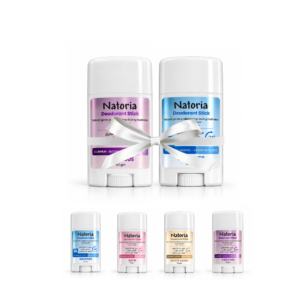 2 Natoria Natural Deodorant Stick Bundle