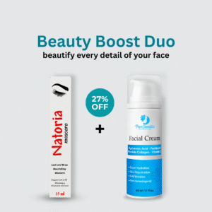 Buy 1 Natoria Mascara + 1 Facial Moisturizing Cream & get 27% off