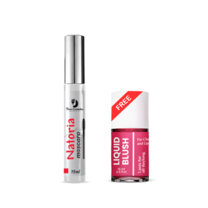 Natoria Treatment Colorless Mascara +Free Liquid Blush Tint.