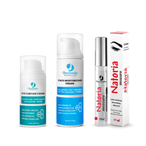 the trio of face beauty with colorless mascara The Trio of Face Beauty - Complete Skin Care Routine (Colorless Mascara)